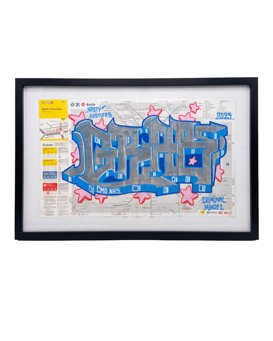 BERLIN SUBWAY MAP - GRAB #BER001