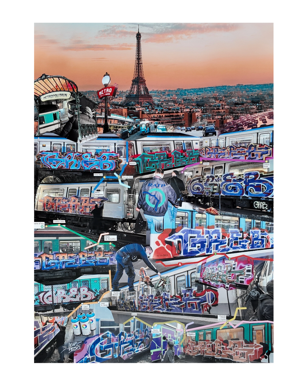 GREB IN PARIS POSTER - A2