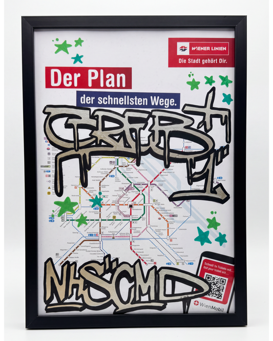 WIEN SUBWAY MAP - GRAB #VIE003