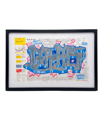 BERLIN SUBWAY MAP - GRAB #BER001