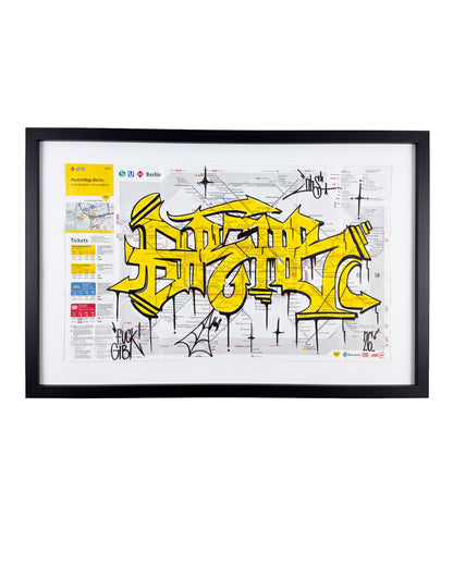 BERLIN SUBWAY MAP - GRAB #BER003