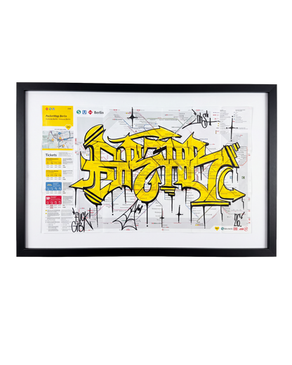 BERLIN SUBWAY MAP - GRAB #BER003