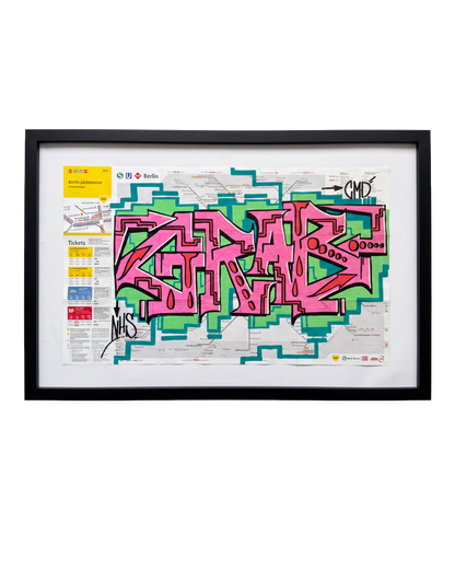 BERLIN SUBWAY MAP - GRAB #BER004
