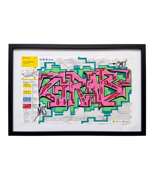 BERLIN SUBWAY MAP - GRAB #BER004