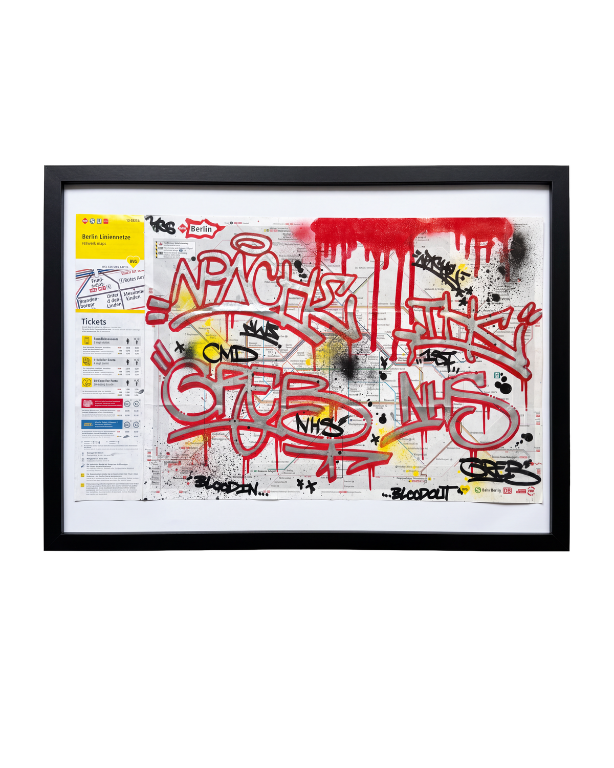 BERLIN SUBWAY MAP - GRAB x APACHE #BER006