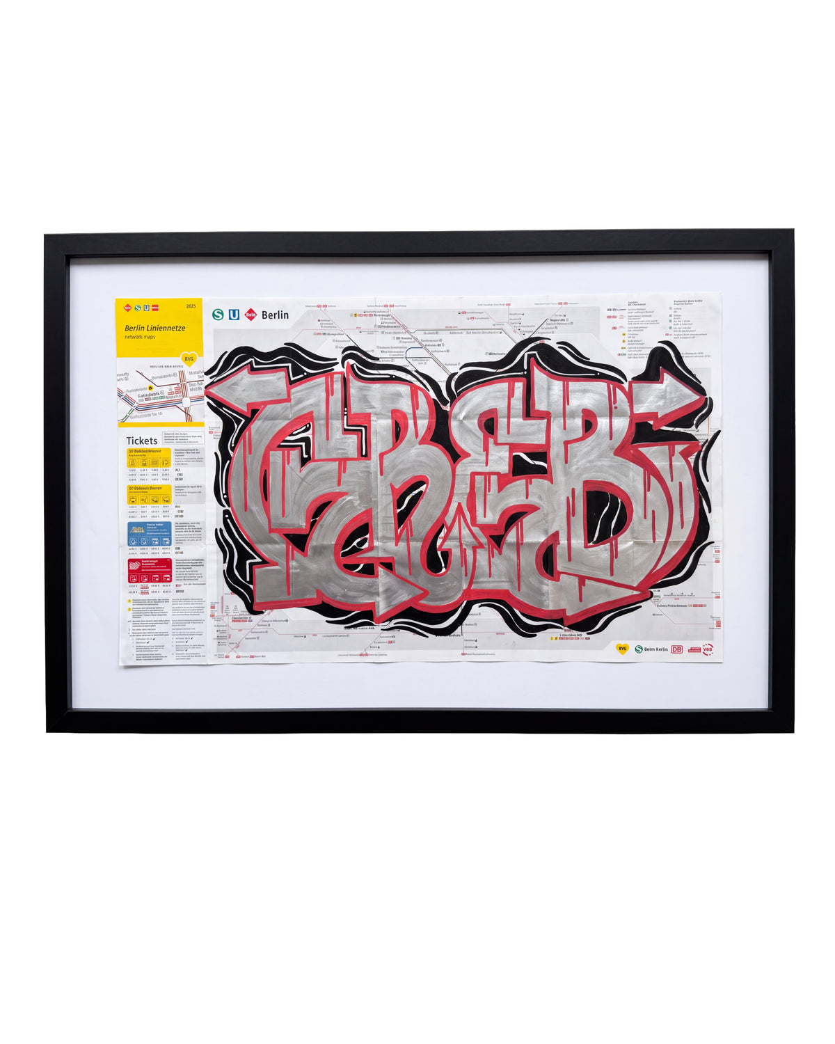 BERLIN SUBWAY MAP - GRAB #BER010