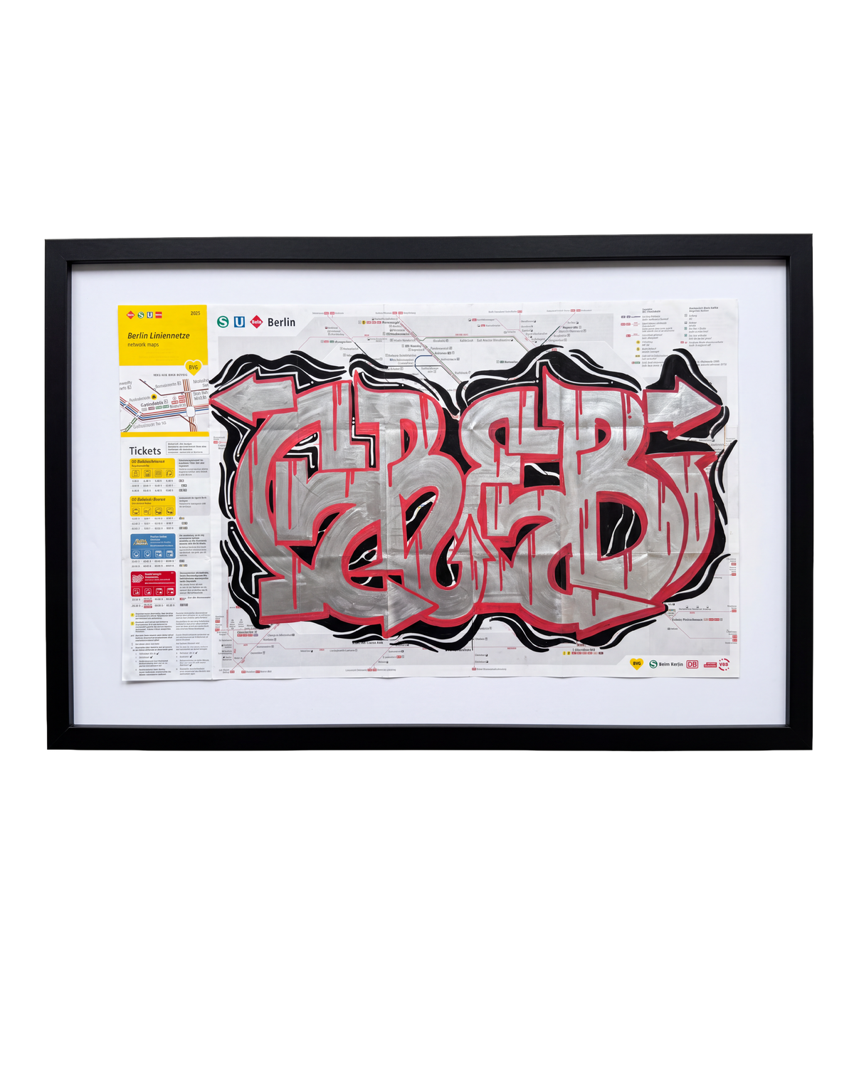 BERLIN SUBWAY MAP - GRAB #BER010