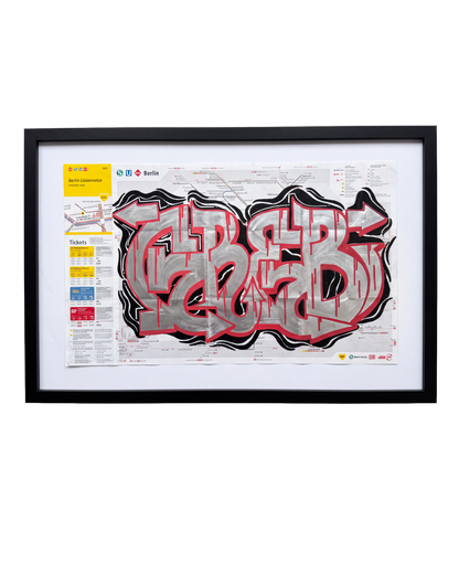 BERLIN SUBWAY MAP - GRAB #BER010