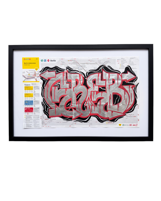 BERLIN SUBWAY MAP - GRAB #BER010