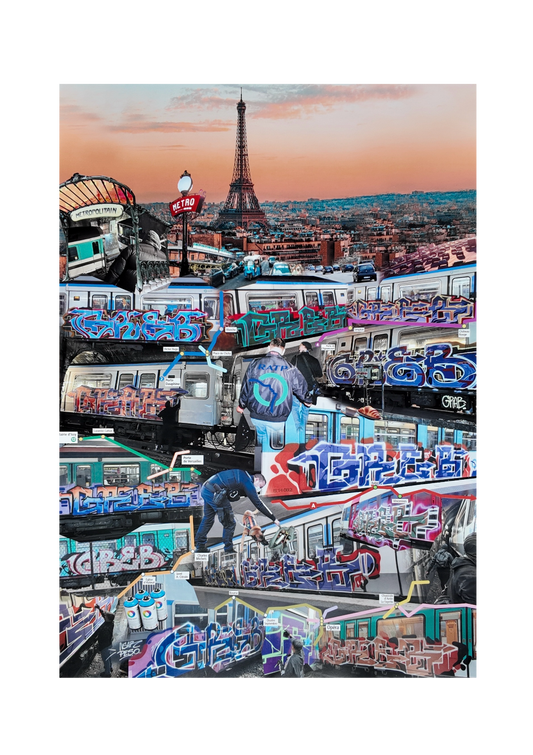 Greb in Paris Poster - A2