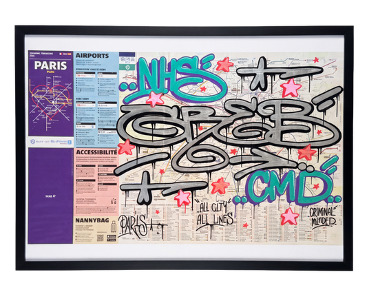 PARIS METRO MAP - GRAB #PAR001