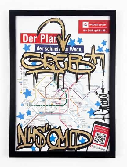 WIEN SUBWAY MAP - GRAB #VIE001