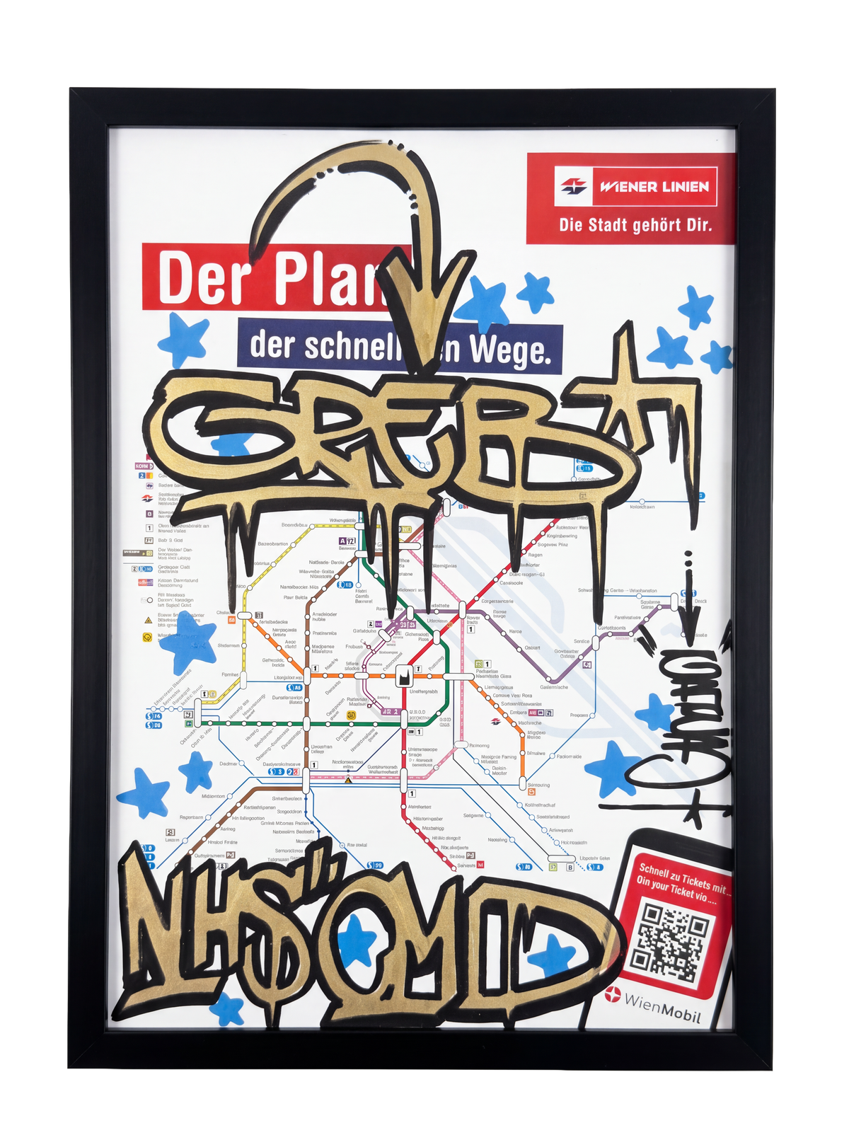 WIEN SUBWAY MAP - GRAB #VIE001