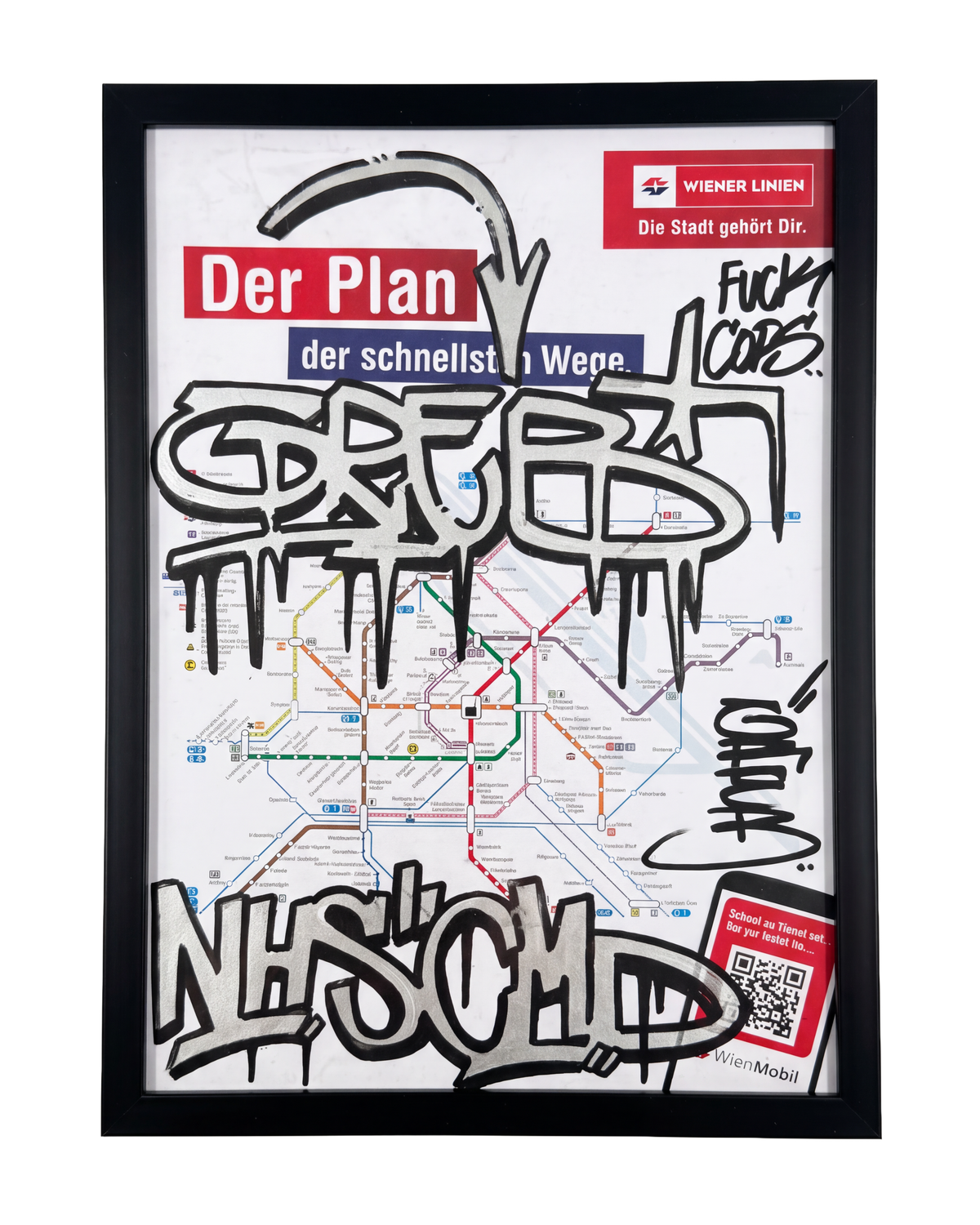 WIEN SUBWAY MAP - GRAB #VIE002