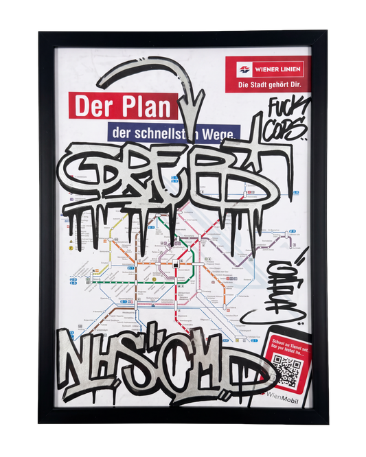 WIEN SUBWAY MAP - GRAB #VIE002
