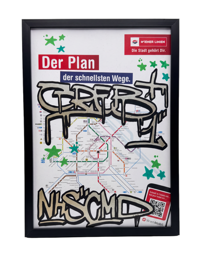 WIEN SUBWAY MAP - GRAB #VIE003