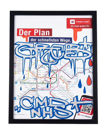 WIEN SUBWAY MAP - GRAB #VIE004