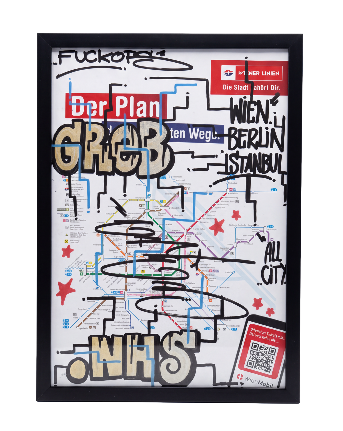 WIEN SUBWAY MAP - GRAB #VIE005