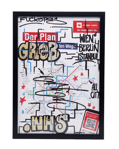 WIEN SUBWAY MAP - GRAB #VIE005