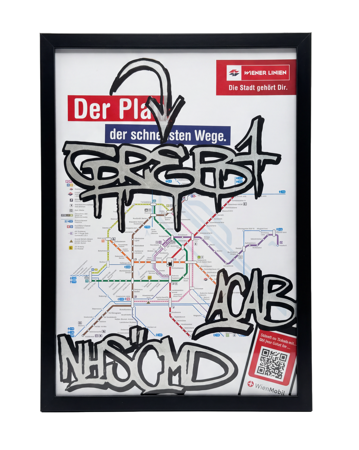 WIEN SUBWAY MAP - GRAB #VIE006