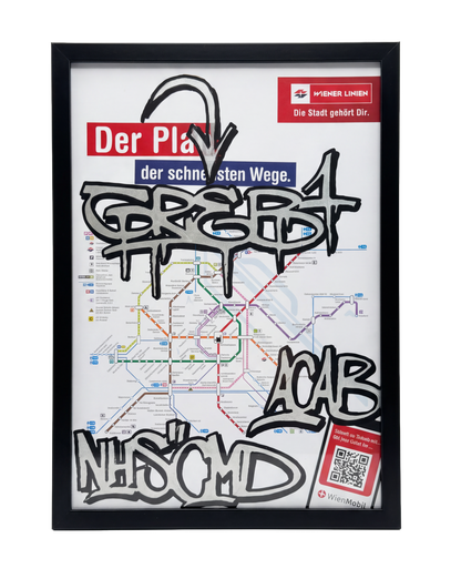 WIEN SUBWAY MAP - GRAB #VIE006